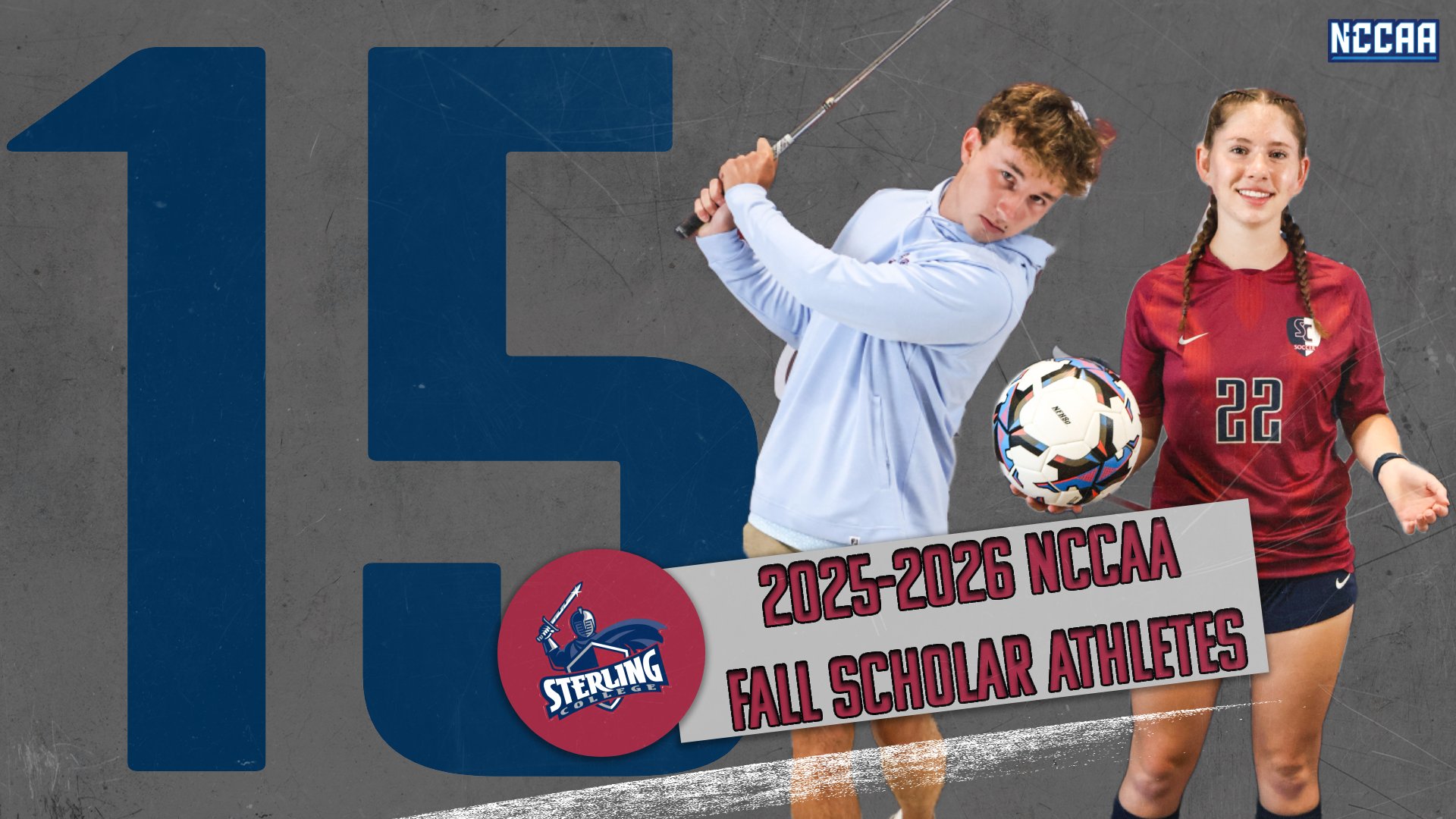 15 Warriors recognized as NCCAA Scholar-Athletes