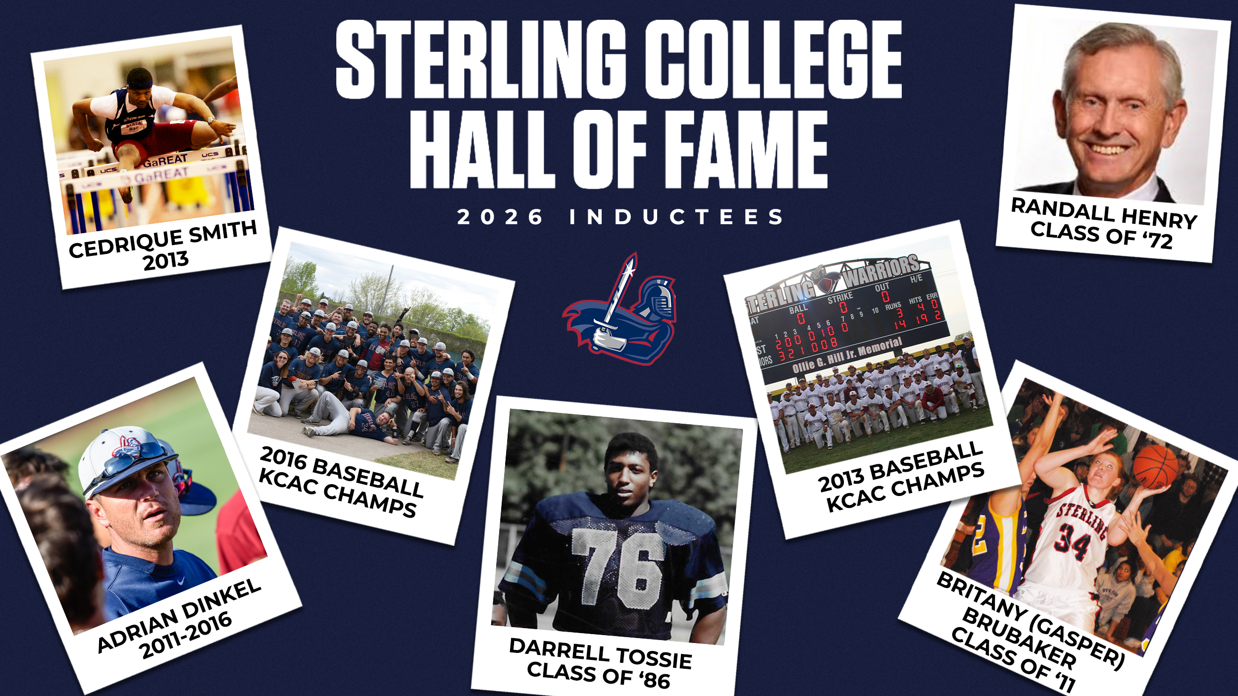 Sterling College Athletics announces 2026 Hall of Fame Inductees