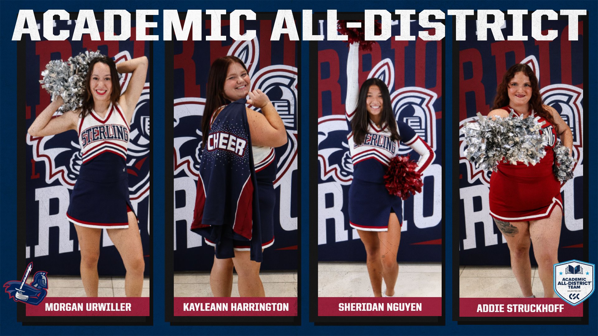 Four Lady Warriors earn CSC All-District recognition
