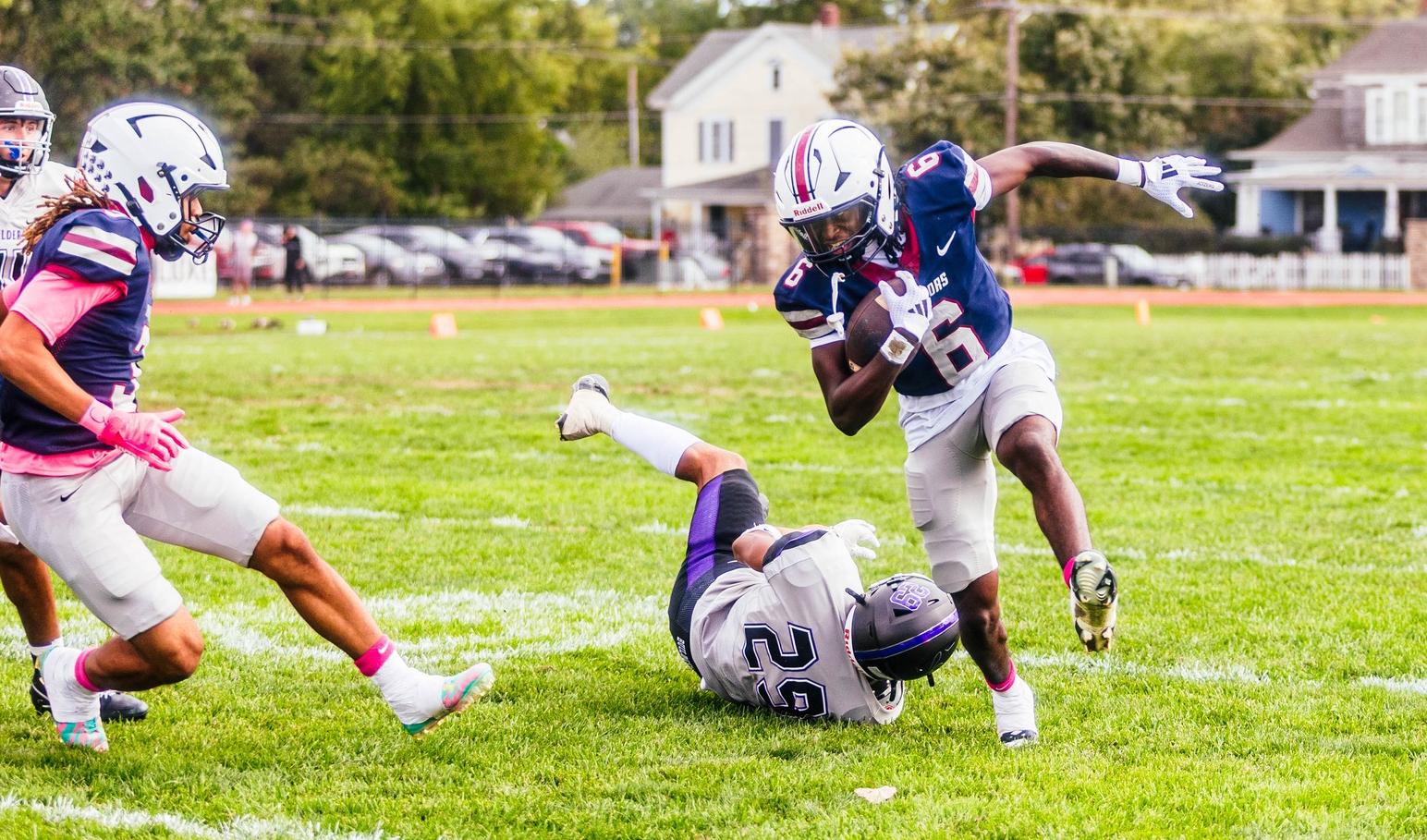 Sterling scores four touchdowns in loss to no. 16 ranked Southwestern