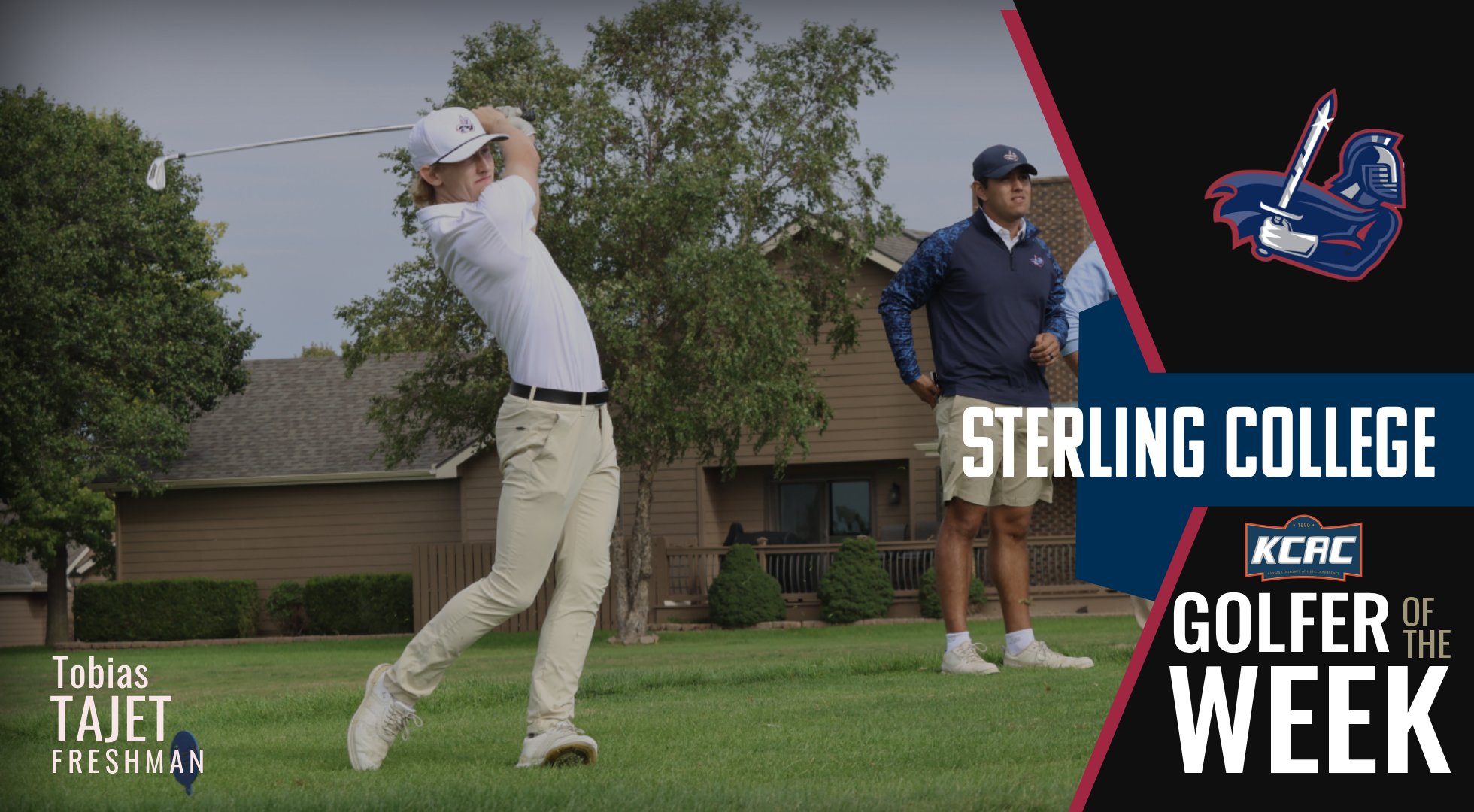 Tajet named KCAC Golfer of the Week