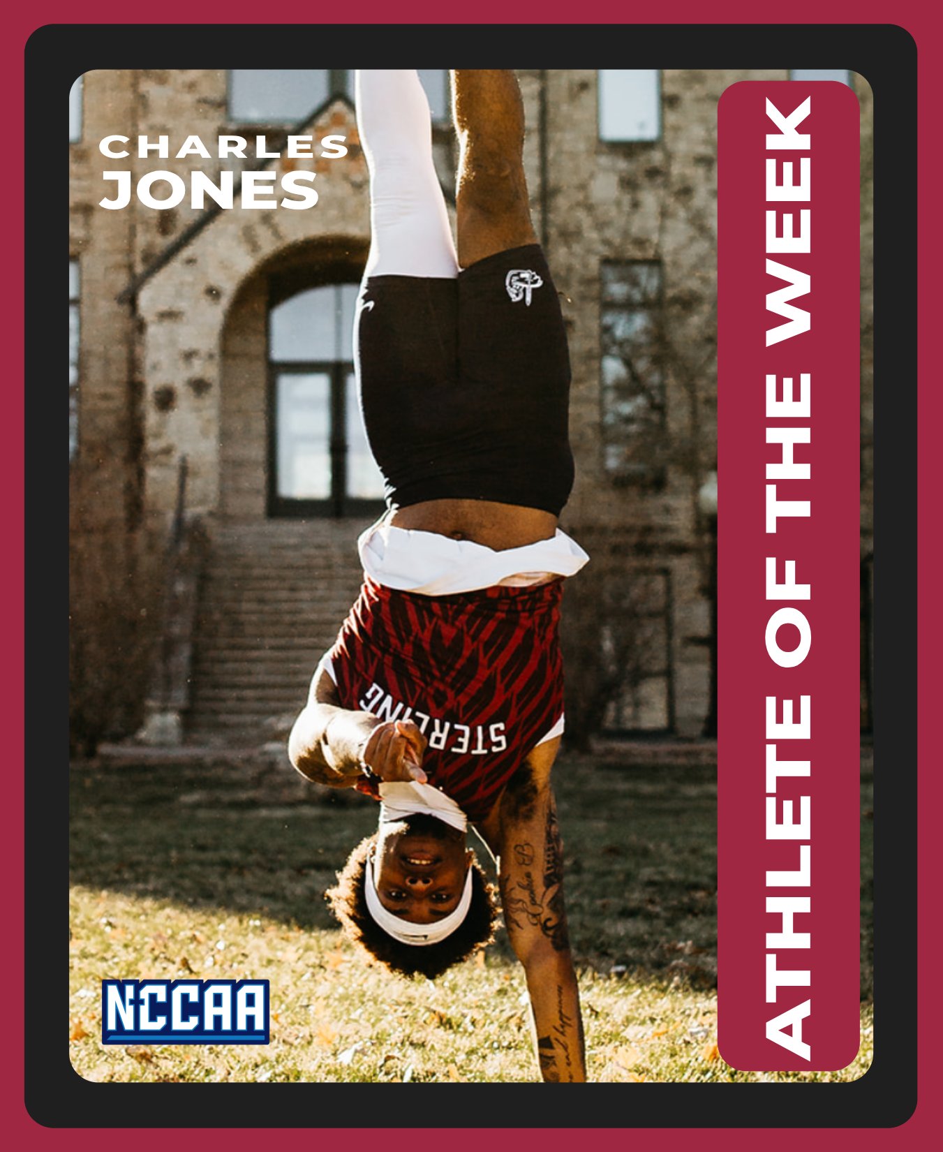 Jones earns NCCAA Athlete of the Week