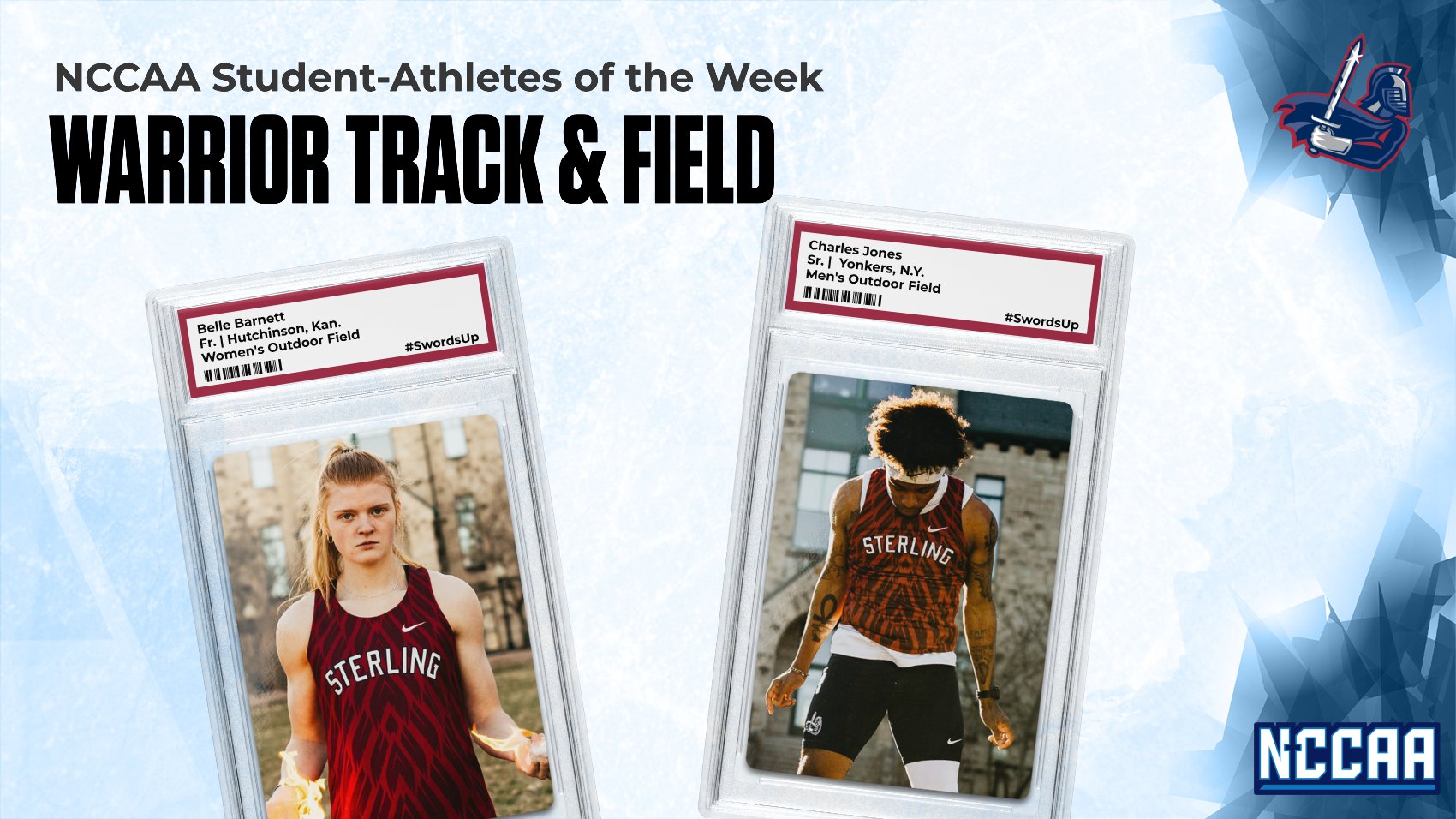 Barnett, Jones both named NCCAA Student-Athlete of the Week