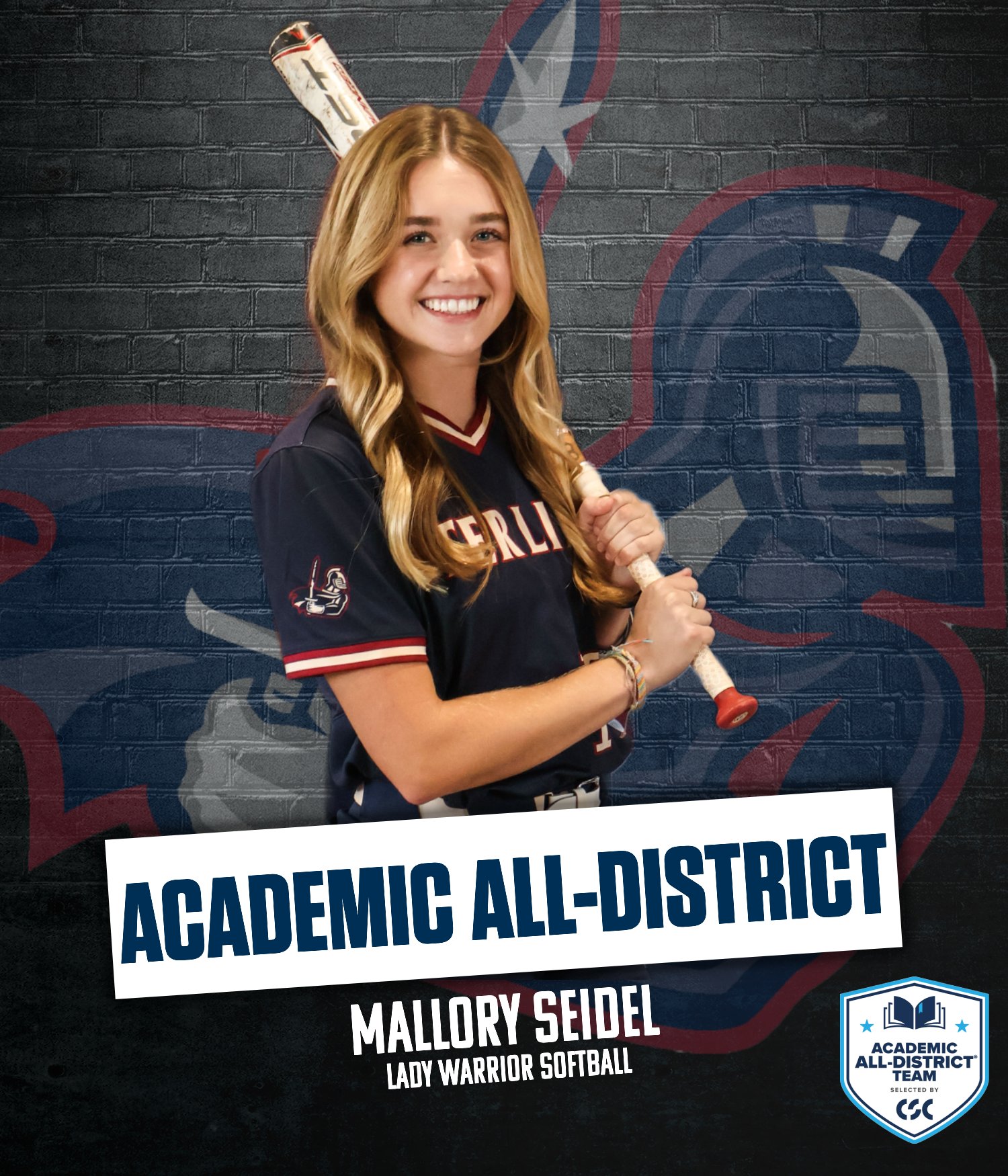 Seidel earns CSC Academic All-District selection