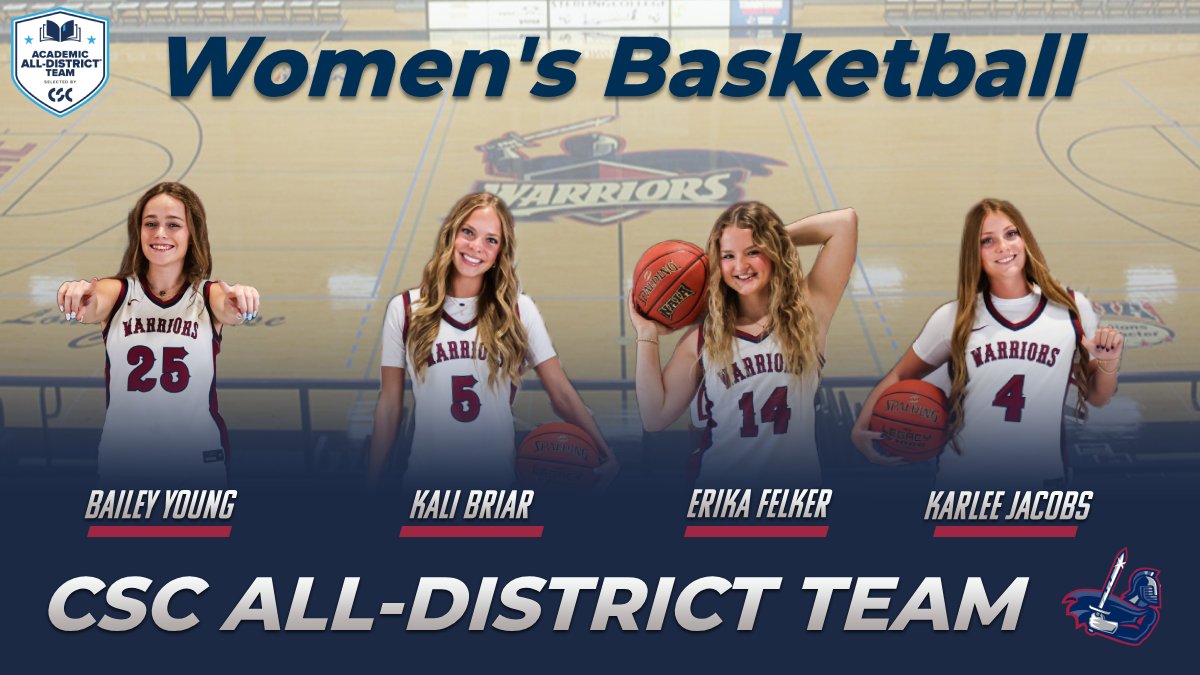 Four Lady Warriors earn CSC All-District Honors