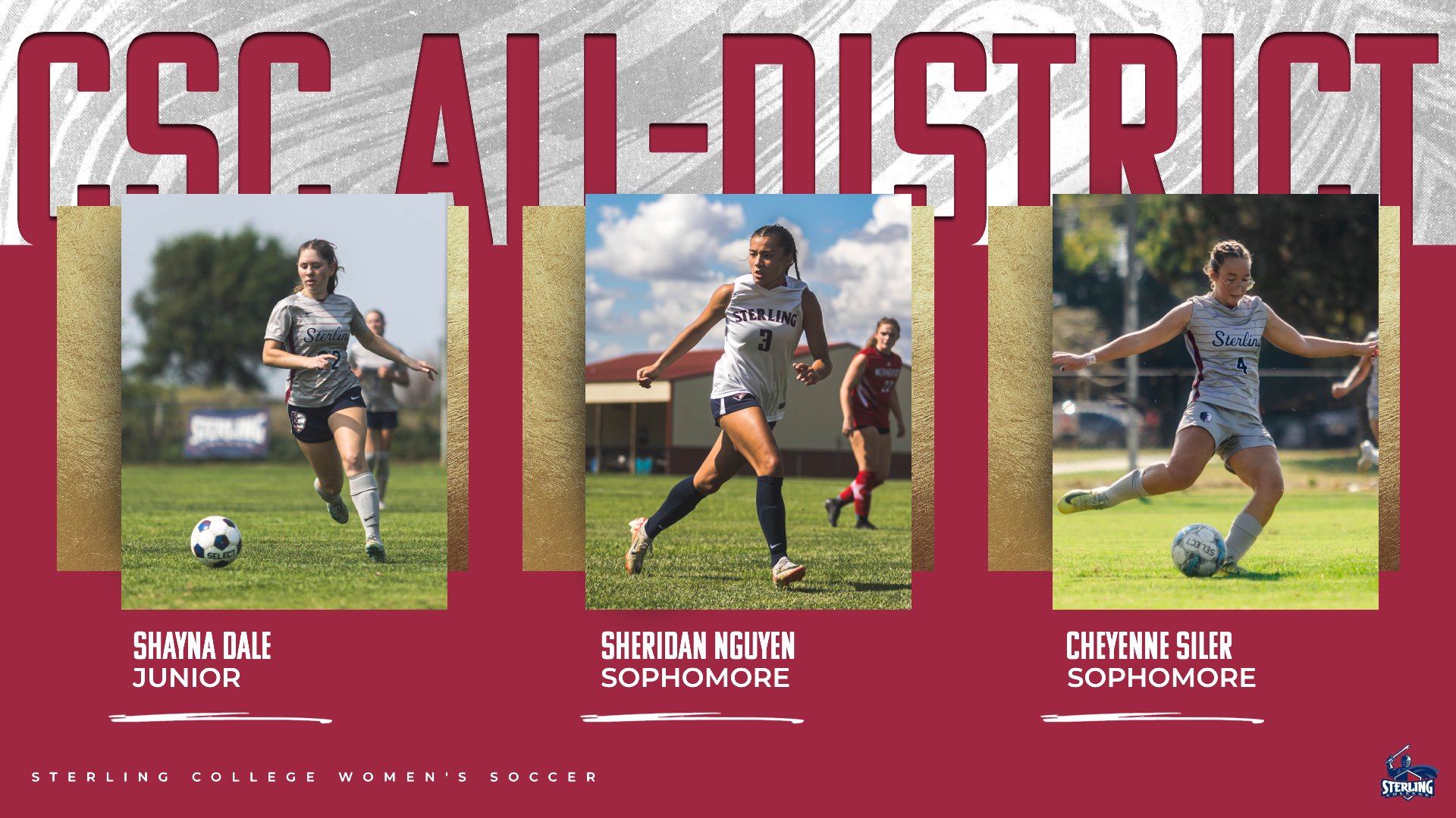 Thee Lady Warriors earn CSC Academic All-District honors